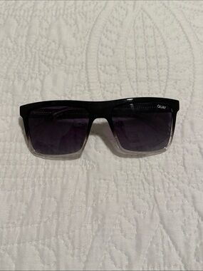 Quay Australia Black Ombre Square Sunglasses